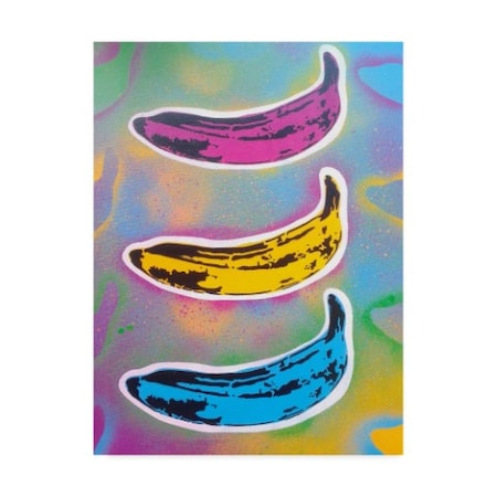 Abstract Graffiti 'Banana Goes Pop' Canvas Art,18x24